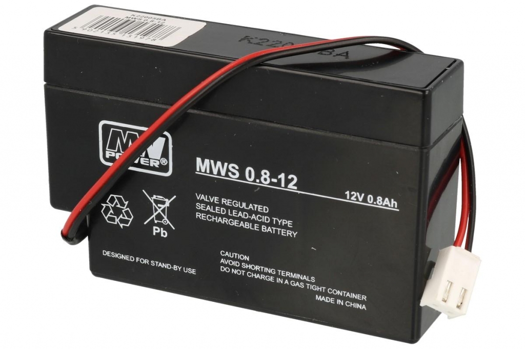 BAT-12V 0.8A+ŽICA+KON